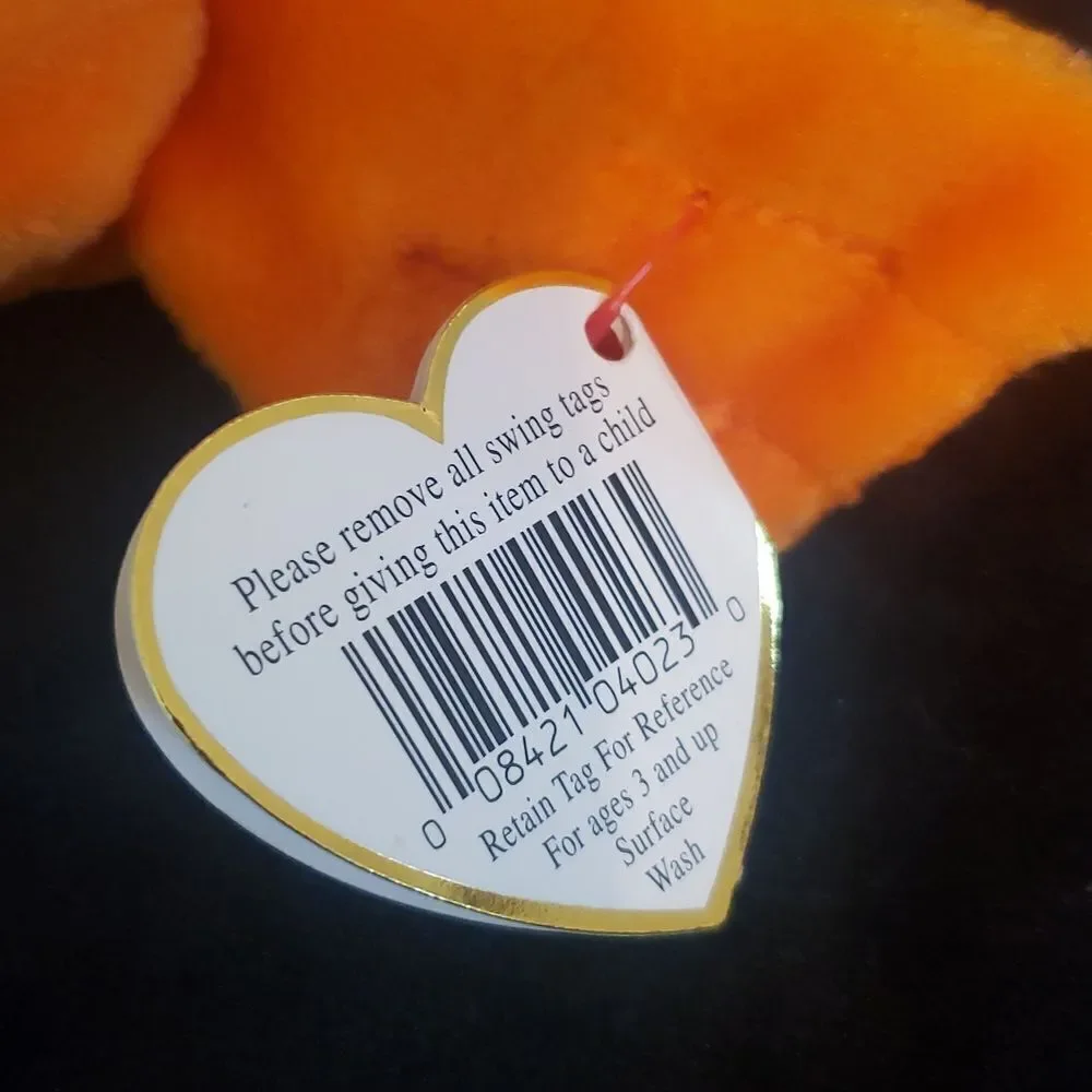 Vintage 1993 Ty Beanie Baby GOLDIE the Goldfish and Teeny Beanie GOLDIE